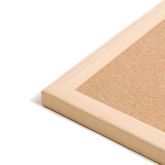 1 комплект пробковой доски для объявлений, прочная многофункциональная деревянная рамка, пробковая доска для заметок, сообщений, фотографий, заметок