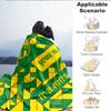 Custom Name Fc Nantes Crest Design Blanket Bedding Blanket for Women Men, Soft Throw Blankets for Couch,Bed, picnic, Christmas gifts