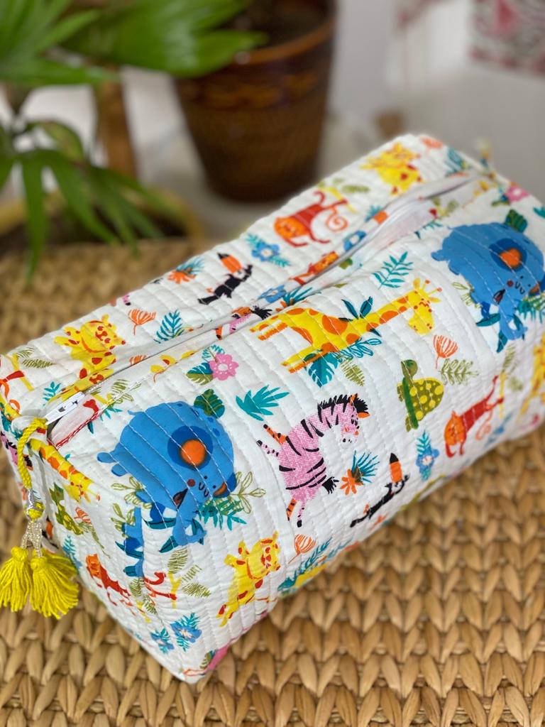 LARGE Multipurpose Quilted Pouch/ Bag