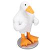 Funny Muscle Duck Statue Home Decor Cute Little Duck Garden Figurine for Entryway Table