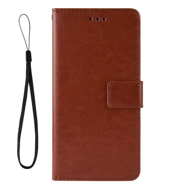 Flip Case for Oppo A60, Crazy Horse Wallet, Brown