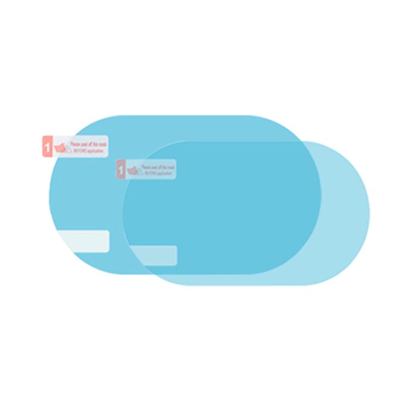 2 шт./компл. Пленка для защиты от запотевания и бликов для зеркала заднего вида автомобиля, водонепроницаемая и дождестойкая наклейка на автомобиль