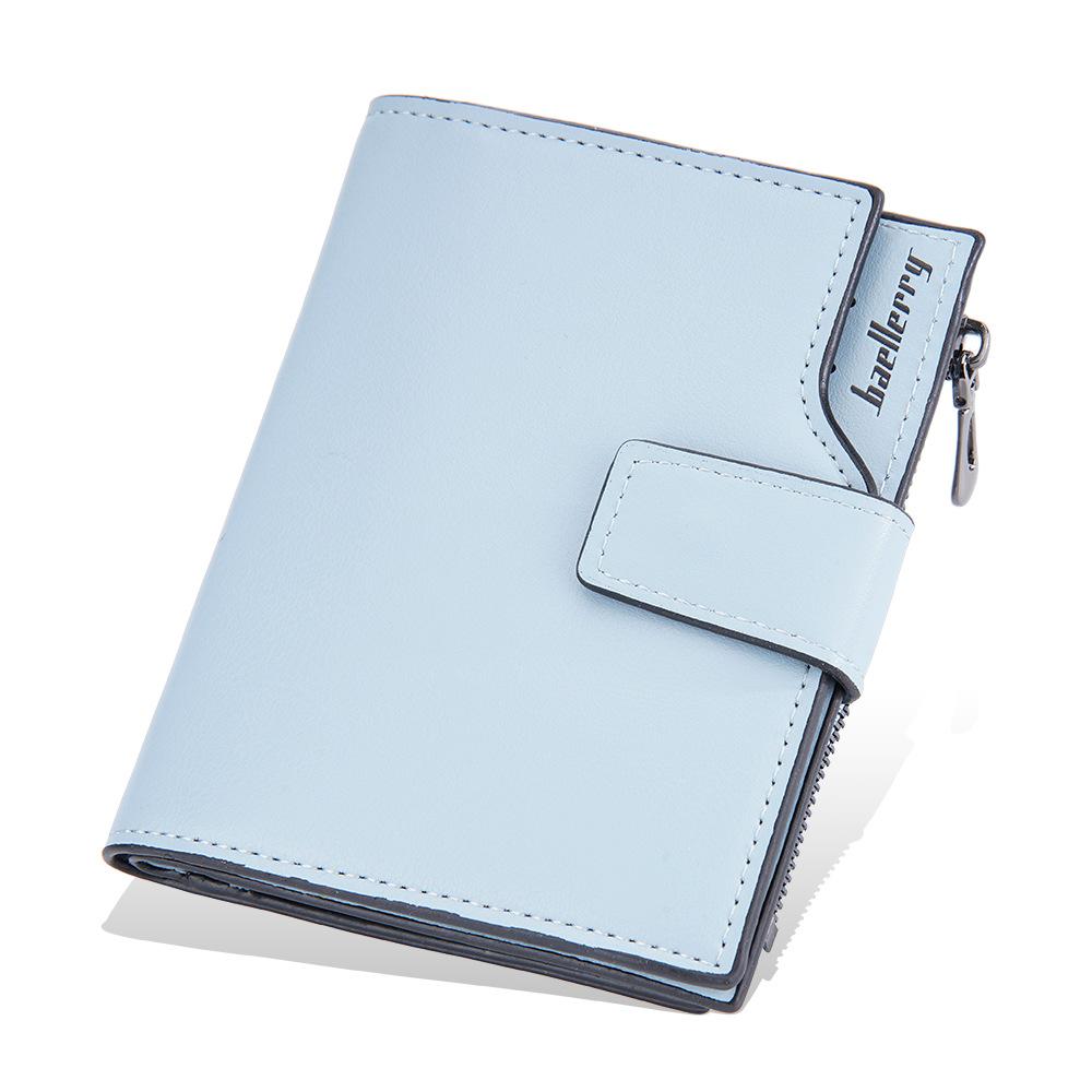 Baellerry женский короткий кошелек на молнии кошелек для монет вертикальный сложенный модный держатель для карт корейский стиль кошелек из искусственной кожи