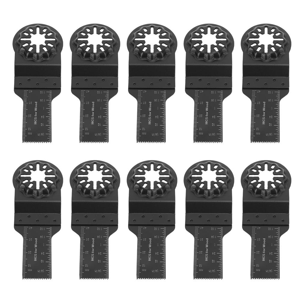 10 шт. Колеблющиеся пильные полотна 20 мм Универсальные для металла и дерева Колеблющиеся многофункциональные пильные полотна для Bosch