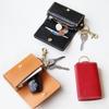 Key Case Smart Key with Card Holder Coin Purse Genuine Leather Tochigi Leather Smart Key Case Key Holder Brand Made in Japan Leather Black [Porco