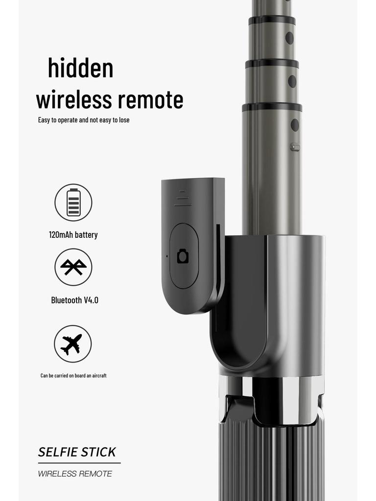 Single-Axis Handheld Mobile Stabilizer & Selfie Stick with Remote Control