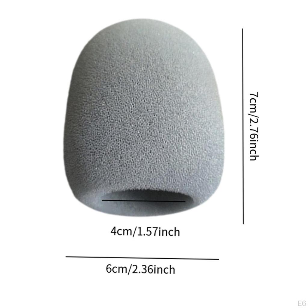 10 шт. чехол для ручного микрофона защита от ветра микрофонные чехлы портативный губчатый пенопласт