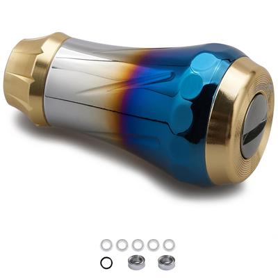 УВЕЛИЧЕННАЯ 20 мм Рукоятка Катушки Авиационная для Shimano Тип A Серия Aurora V2.0 Рукоятка, 6,8 г, Алюминий, (Дайва С), (V2.0 - Золото) (HT00304)