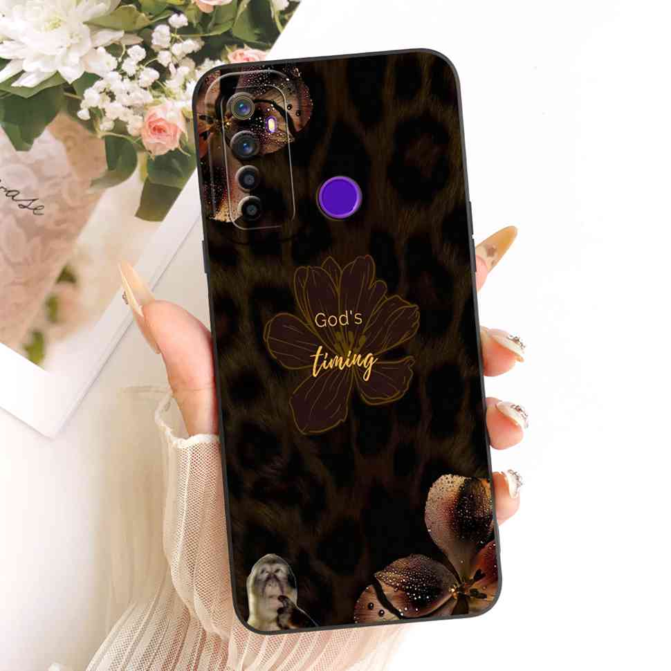 Для Oppo Realme 5 Чехол Мягкий Силикон Стильный Бабочка Чехлы для Телефона Для Realme 5 Realme5 RMX1911 RMX1919 Чехол Защитный Бампер