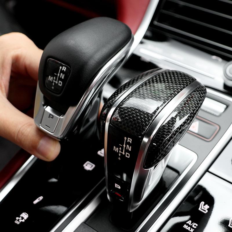 Porsche Panamera 971 Накладка на ручку КПП из настоящего углеволокна, улучшение