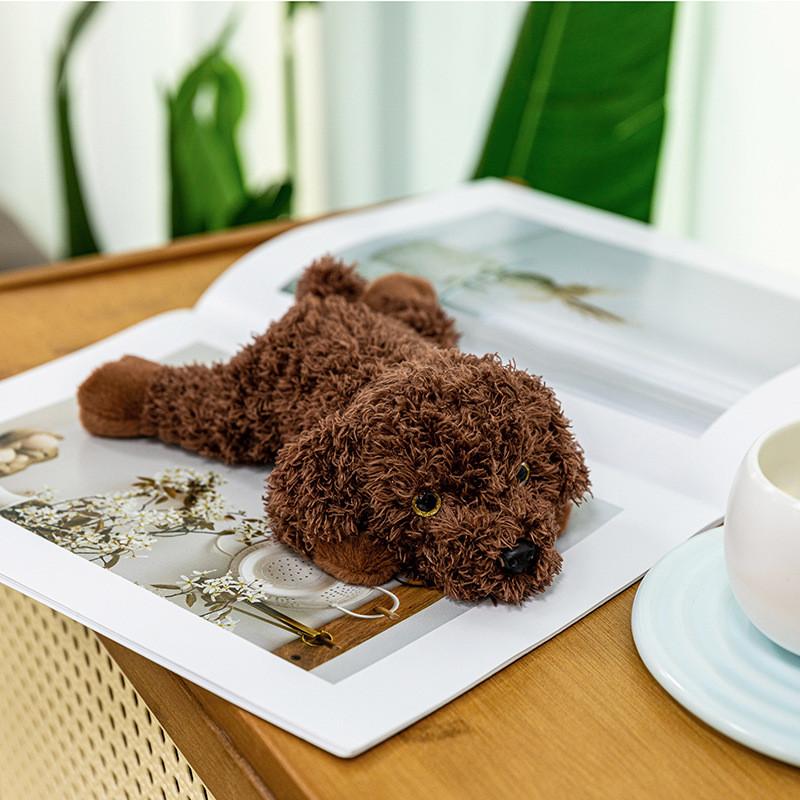 Teddy Dog Stuffed Animal Plush With Hanging Pendant For Kids Room Decor