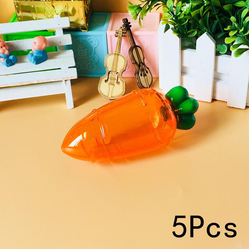 5 шт./упак. креативный подарок на Пасху, пластиковые принадлежности для вечеринок, коробки для конфет с морковью для детского душа