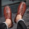 Men Leather Shoes Sneaker 2023 New Leather Handmade Shoes Men Casual Shoes