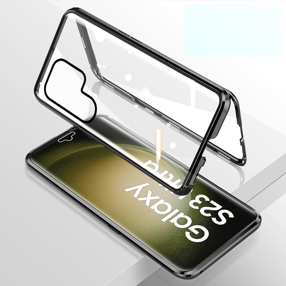 Anti Peeping Magnetic Case for SamsungS26 S25 S24 S23 Ultra Note 20 S20 FE Note 10 Plus Note 9 Double Sided Tempered Glass Cover