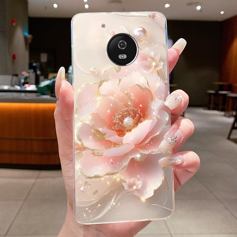 For Motorola Moto G5 Plus Case Clear Luxury Fashion Butterfly Flower Soft TPU Silicone Phone Cover for Motorola G5 Plus G5+ Case