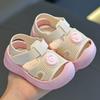 Baby Cute Baotou Anti Collision and Anti Slip Sneakers, Children's Fashion Soft Bottom, External Velcro Sandals