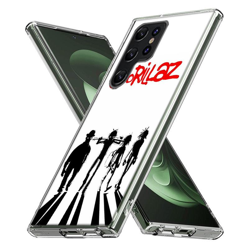 Gorillaz Anime Capa Phone Case For Samsung S26 Ultra S25 Edge Galaxy S23 S21 S20 S24 FE S22 S10 Plus Cover Clear TPU Shell Coque