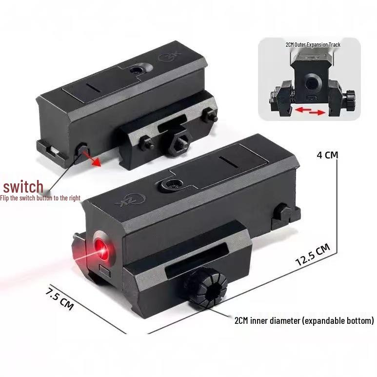 Children's Infrared Laser Scope Toy Gun for 20MM Rail