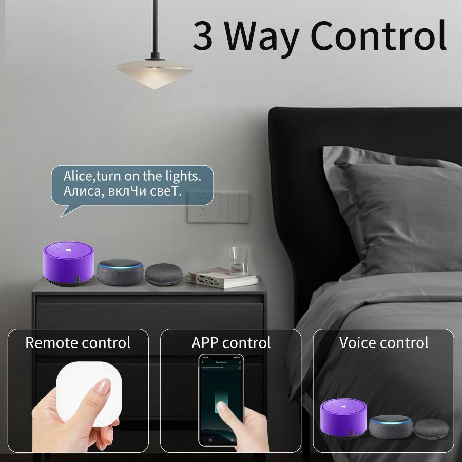 Wi-Fi Умный Модуль Переключателя DIY Реле Автоматический Выключатель RF 2.4G Кнопка ВКЛ ВЫКЛ Приложение Cozylife Дистанционное Управление Работает с Alexa Google Home Алисой