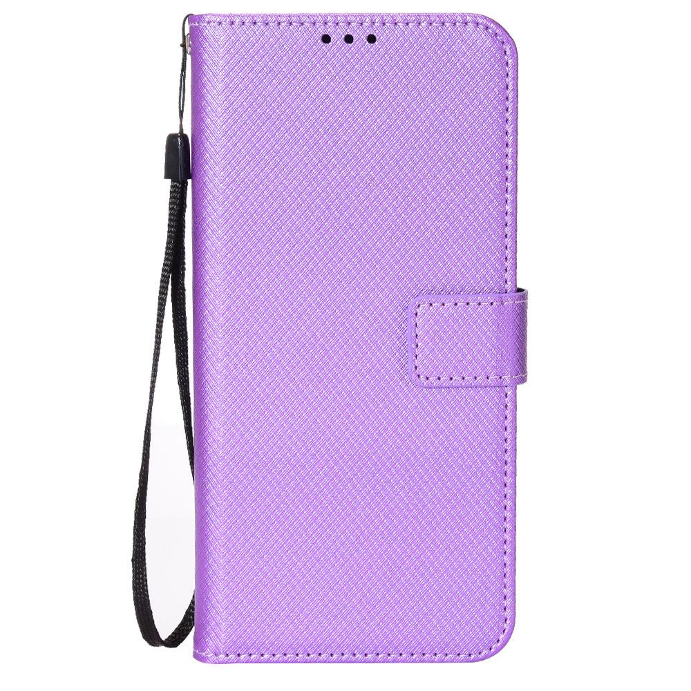 Suitable for TCL 403/503 phone case, TCL 505 phone case with diamond pattern, card slot, 50LE flip cover with strap, 502