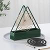 Iron Mosquito Coil Holder & Incense Burner Frame Incense Holders Coil Modern Repellent Incense Rack For Household Bedroom Patio