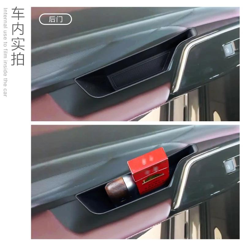 Для VW ID.6 ID.6crozz ID.6X Дверная ручка Ящик для хранения Аксессуары Автомобильный дверной держатель Лоток Органайзер