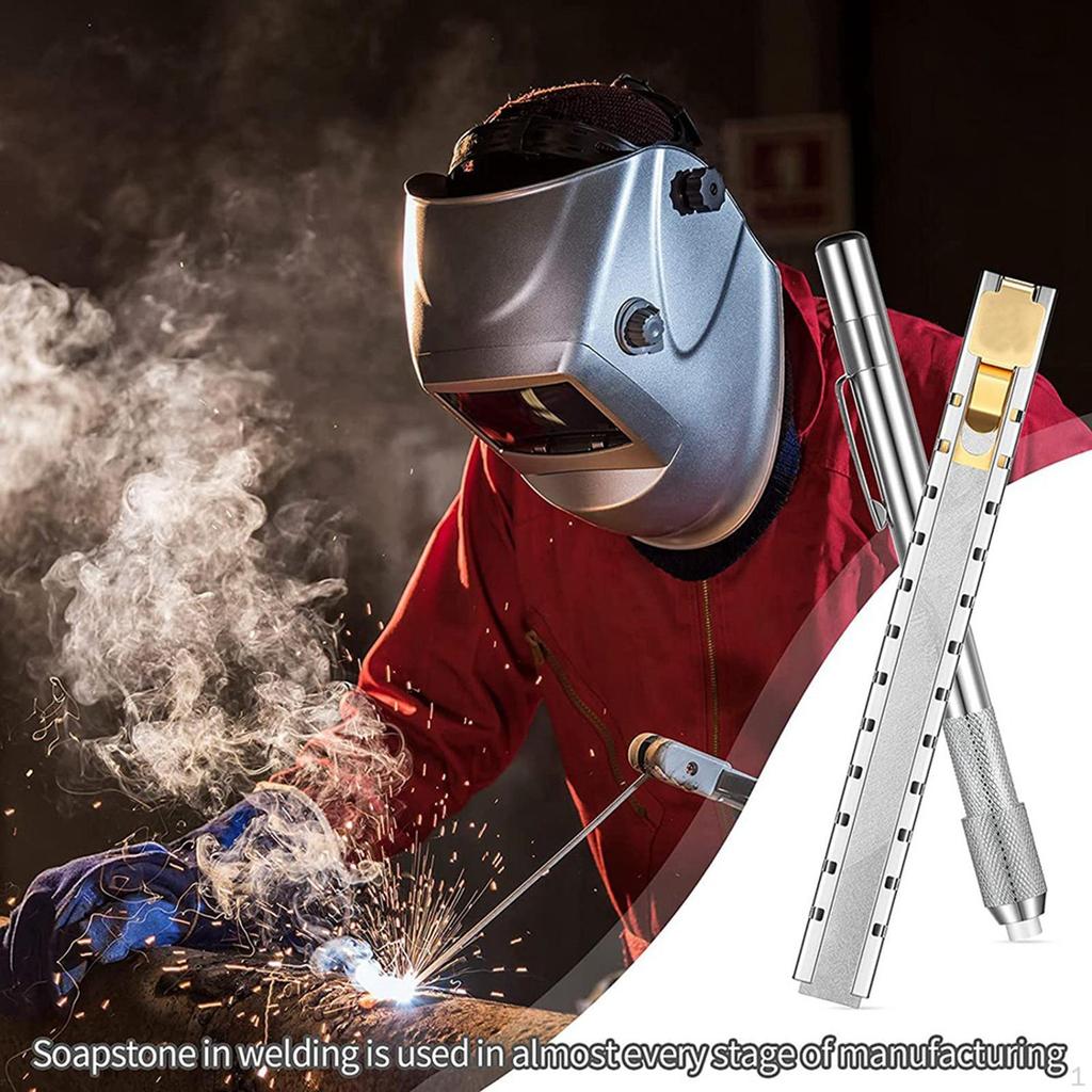 4Pcs Soapstone Holder,Welding Tools Making 8Pcs Pencil Refills Markers for Removable