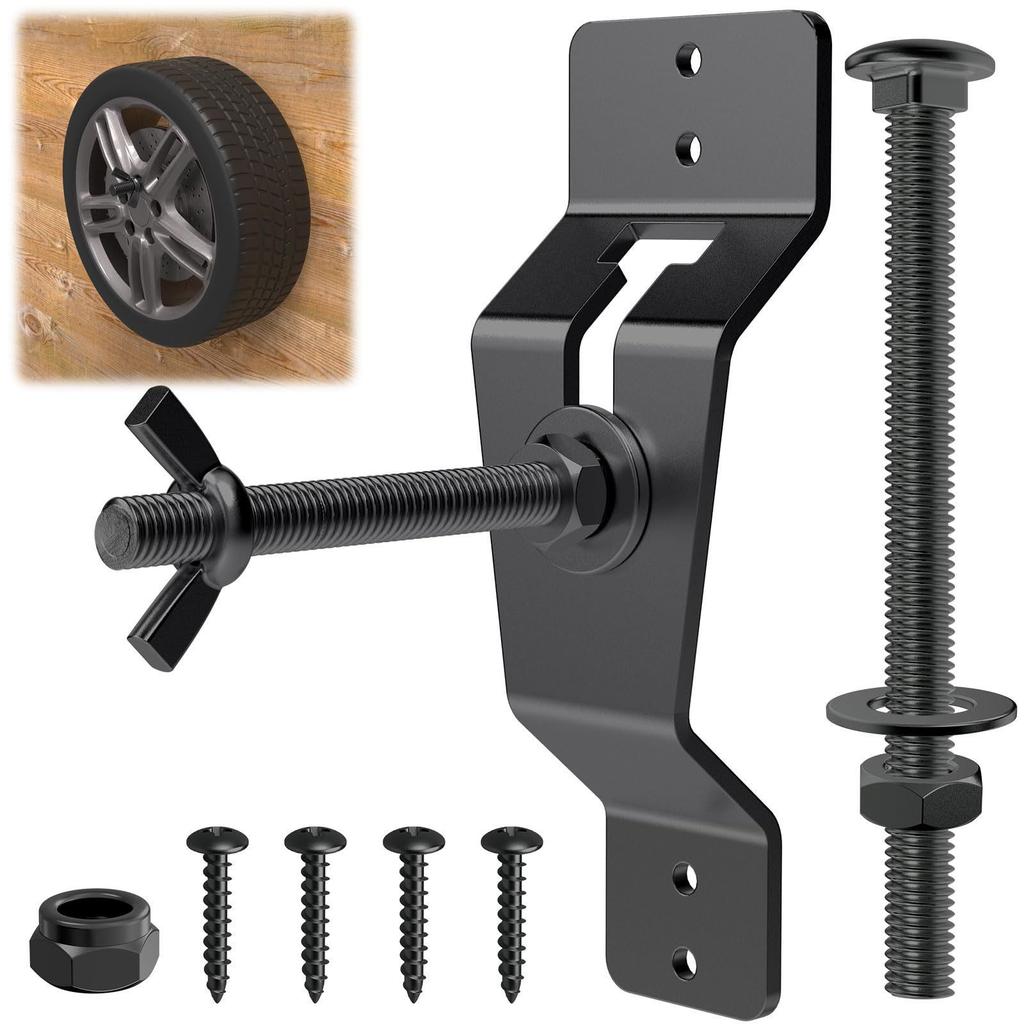 Wall Mount Spare Tire Carrier Bracket for Trailer, Enclosed Trailer Accessories 304 Stainless Steel Trailer Mount