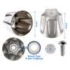 3Pcs Shower Knob Replacement for Price/pfister Verve Tub Shower Anti-Corrosion Anti-Rust Easy Installation Bathroom Remodel Kit