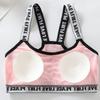 Girl Racerback Cotton Sport Training Bra Solid Color Wide Strap Underwear 8-14Years