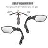 Bicycle Rear View Mirror 360 Rotation Adjustable HD Anti-Shock Glass Lens Cycling Clear Handlebar Left Right Mirrors