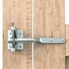 Door Lock Buckle Guard Latch Bolt Hinge Bolt Iron Bolt Toggle Latch Sliding Barn Door Bolt Galvanized Iron Right Barn Lock