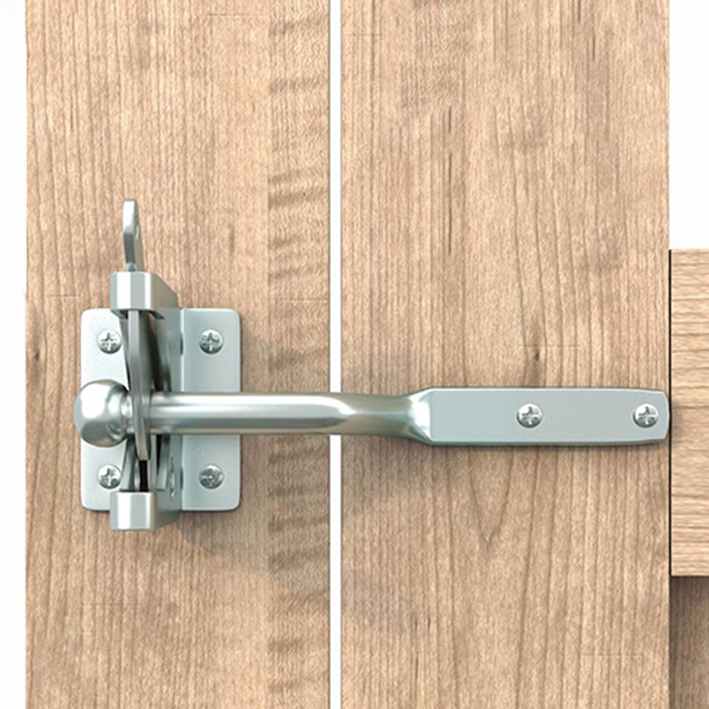 Door Lock Buckle Guard Latch Bolt Hinge Bolt Iron Bolt Toggle Latch Sliding Barn Door Bolt Galvanized Iron Right Barn Lock