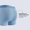 Men Boxer Underwear Slim Fit Patchwork Color Shorts Briefs Elastic Mid-Waist Design Smooth Lines U-Convex Panties