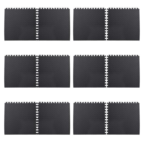 Yousheng, 12 шт., очень толстый коврик для йоги, высокая плотность, пена EVA, блокирующая напольная плитка, домашний тренажерный зал, фитнес-площадка для упражнений, подушка, оборудование для тренировок