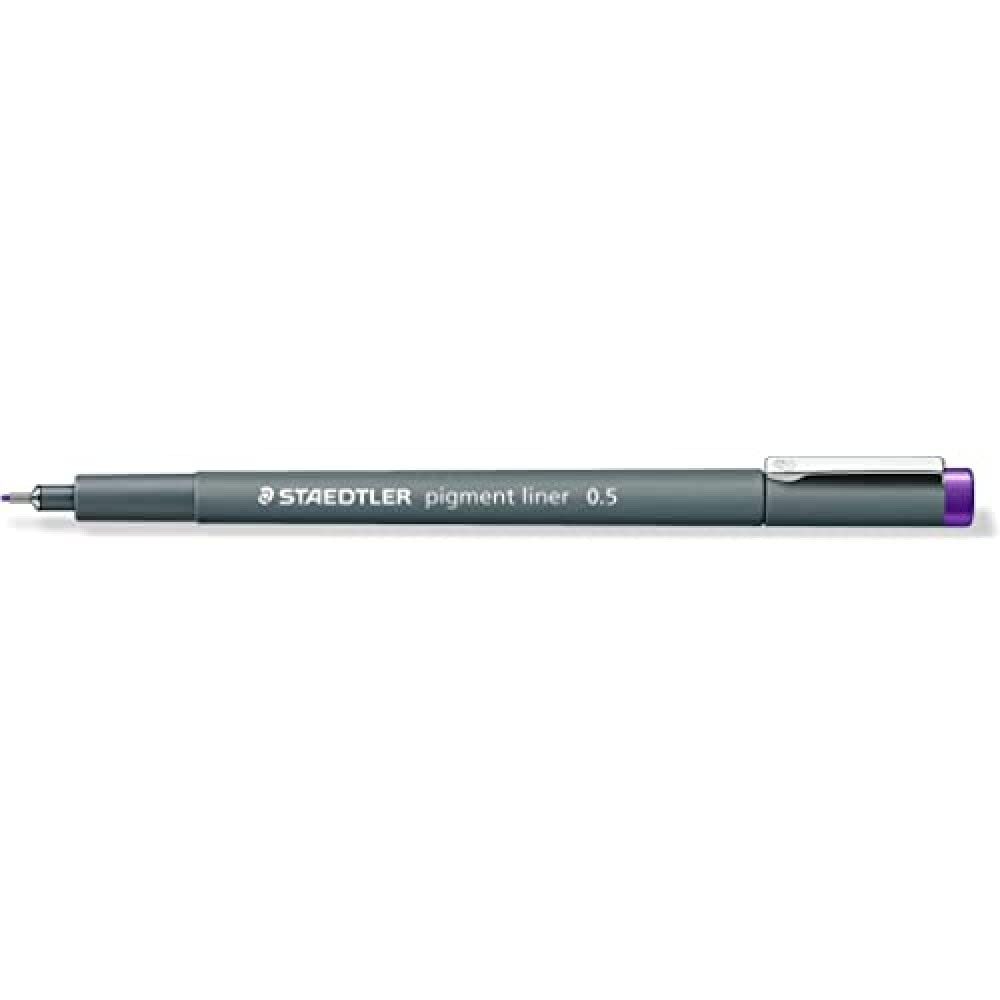 STAEDTLER Pigment Liner Fine Point Pen mm Purple 308 0.5 05-6