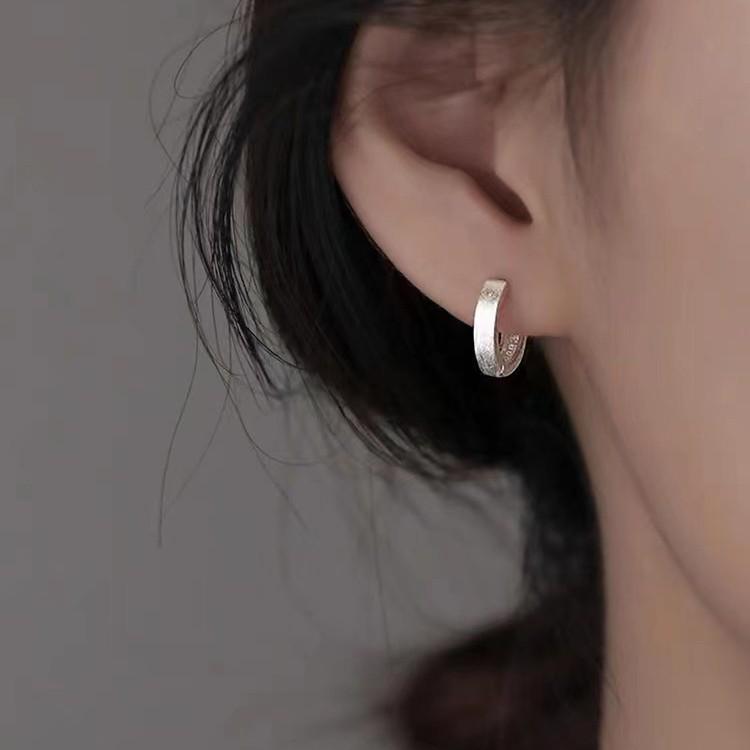 2024 New Hot-selling 925 Silver Hoop Earrings for Women - Light Luxury, High-end, Versatile, Elegant