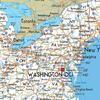 English Map USA Map Road Map,for Classroom,Student Room&Home Decor,Wall Decor,Travel Supplies