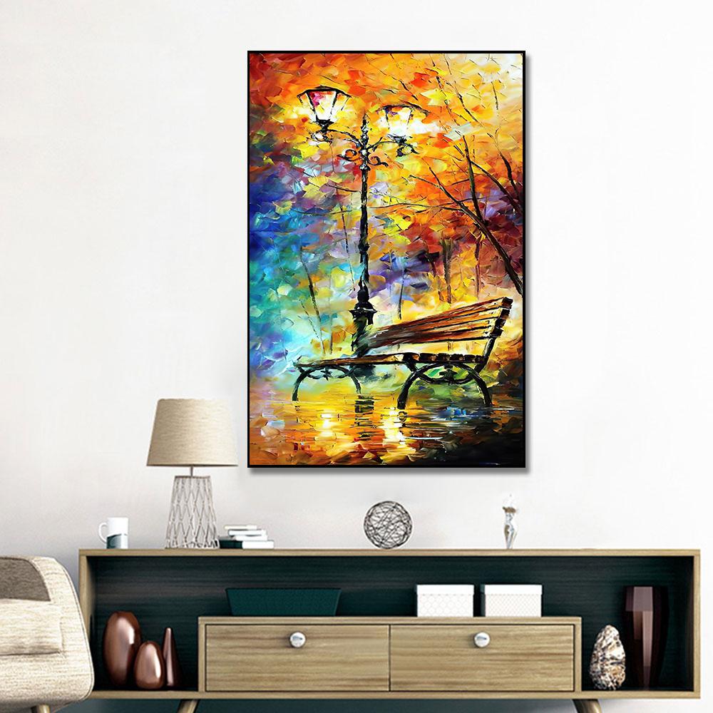 Абстрактная картина маслом Железная башня плакат печать на холсте настенная художественная картина для гостиной домашний декор украшение стены безрамное