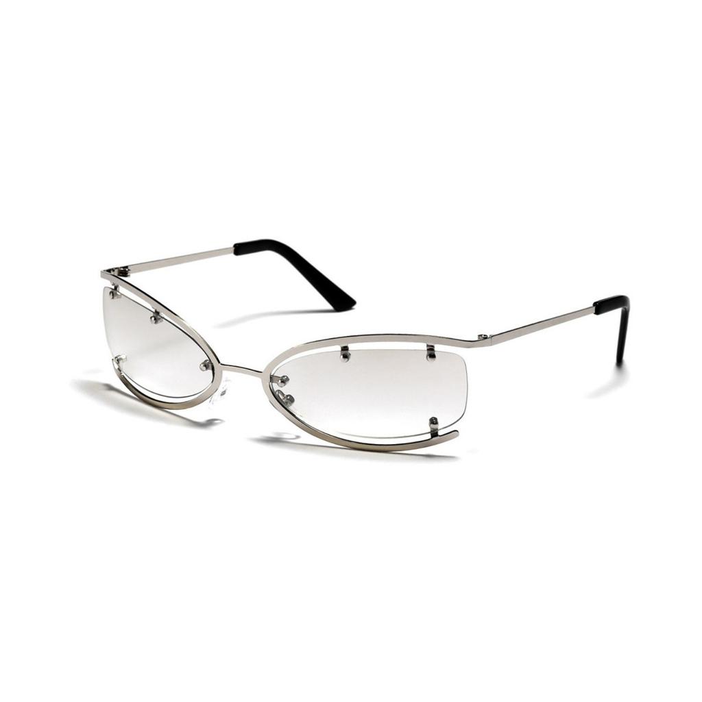 Квадратные женские солнцезащитные очки Y2K винтажные маленькие прямоугольные линзы женские завязки солнцезащитные очки мужские ретро очки будущих технологий