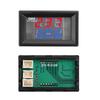 Three-Digit Dual-Display Digital Thermometer With NTC Metal DC4-28V Waterproof Dual Probes Red and Blue Display