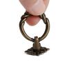 Auxiliary Ring Pattern Cabinet Pull Retro Single Hole Bronze Handles Wardrobe Pulls Furniture Knobs