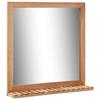VidaXL Bathroom Mirror 60 X 12 X 62 Cm Solid Walnut Wood 247605