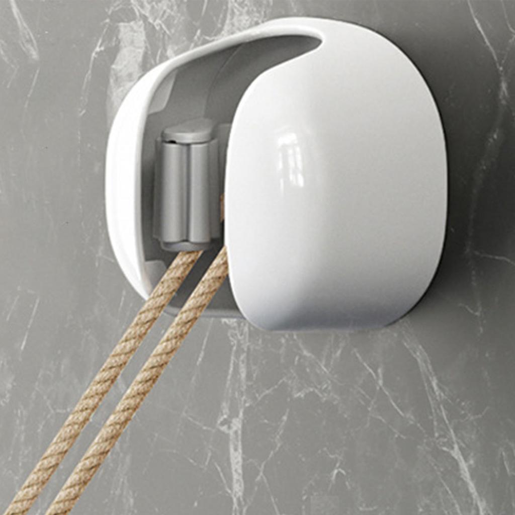 Настенный держатель для швабры, универсальный, выдерживающий высокие нагрузки, прочный клейкий органайзер для метлы, зажим для ванной комнаты