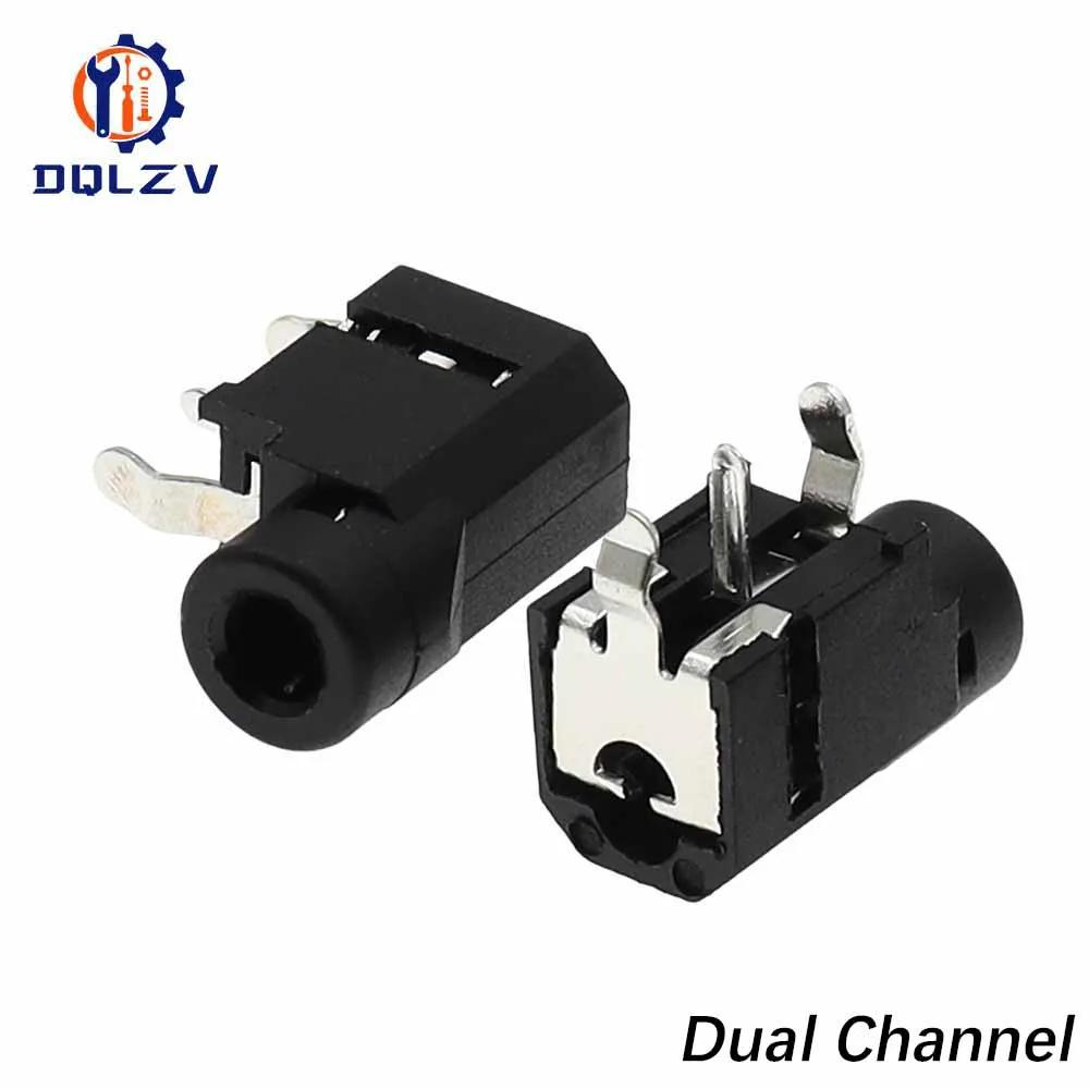 PJ-314 Mono-Dual Channel 3.5mm Headphone Socket 3.5 Audio Socket Headphone Holder Connector