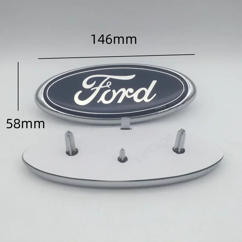 Автомобильная наклейка Ford 2025 Горячая 1 шт. 3D синяя для ford Автомобиль Передняя Головная Крышка Капота Значок Задний Хвост Бампер Багажника Рулевое колесо Чехлы S