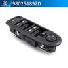 SORGHUM 98025189ZD Car Left Master Power Window Switch Orange White light Button For Peugeot 301 2014 2015 2016 2017 98025201ZD