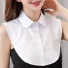 1 Pcs Detachable Black White Collars Fashion Solid Color False Blouse Unisex Clothing Accessories Women's Fake Collar Shirt