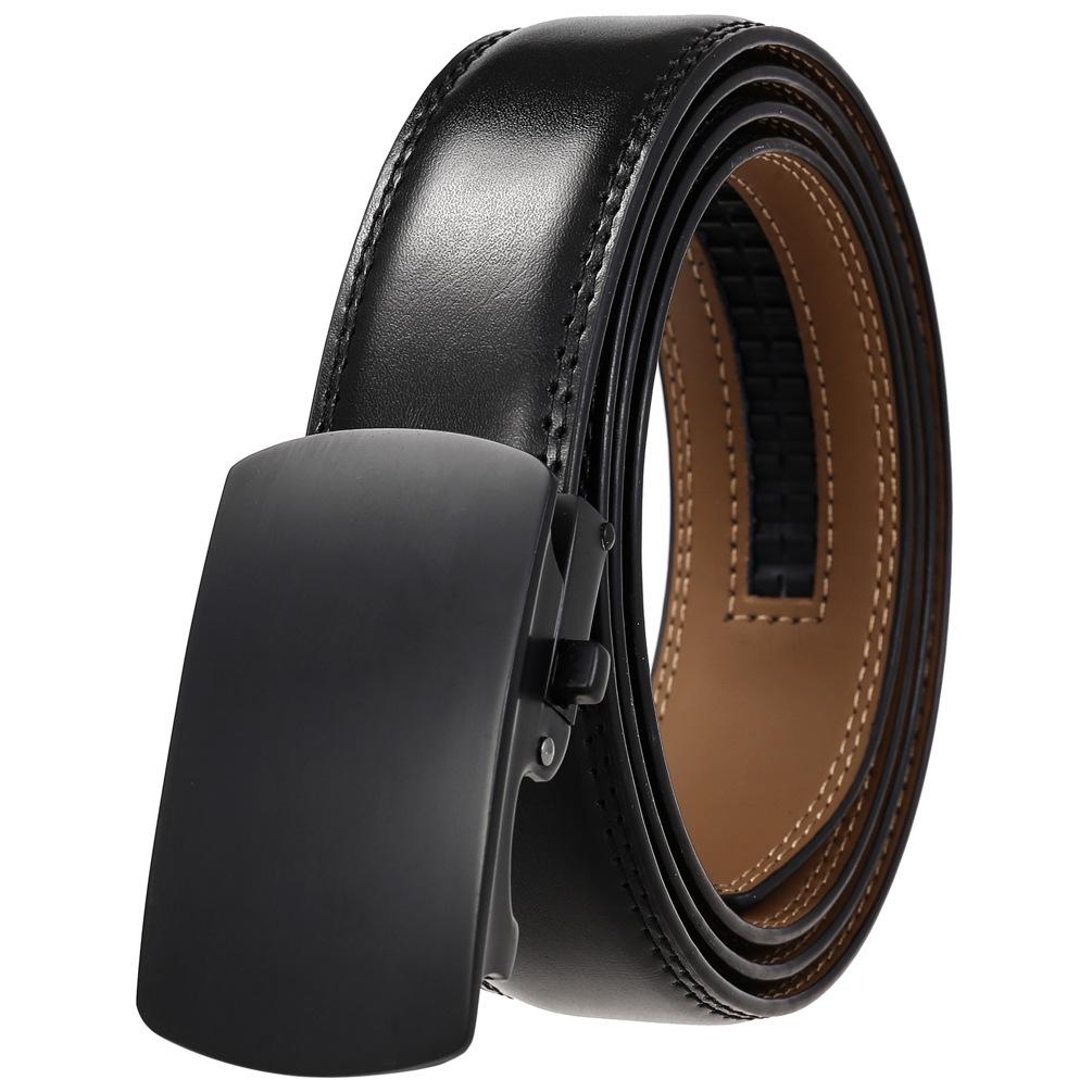 1 шт. Мужской универсальный ремень из двухслойной коровьей кожи, автоматическая пряжка Ly36-31957-1