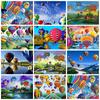 Full Square 5d Diamond Painting Air Balloon DIY Diamond Embroidery Landscape Mosaic Needlework Home Decor
